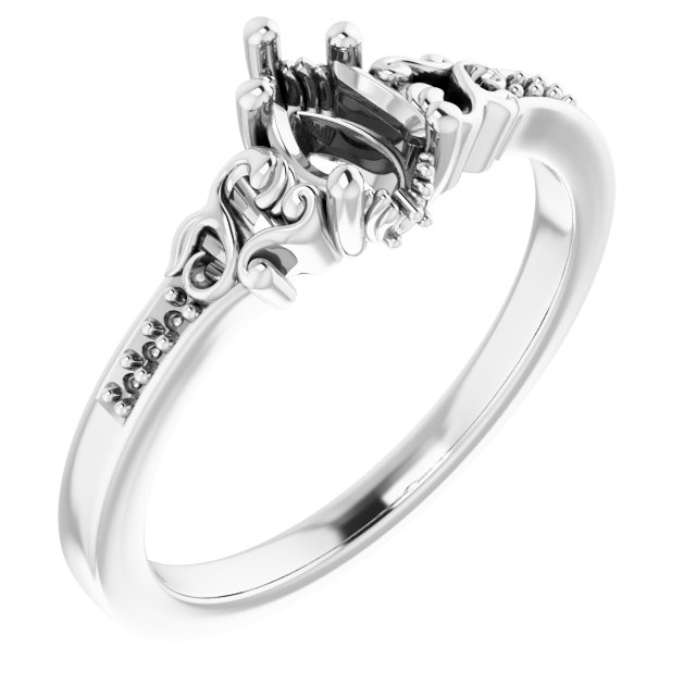 Accented Engagement Ring