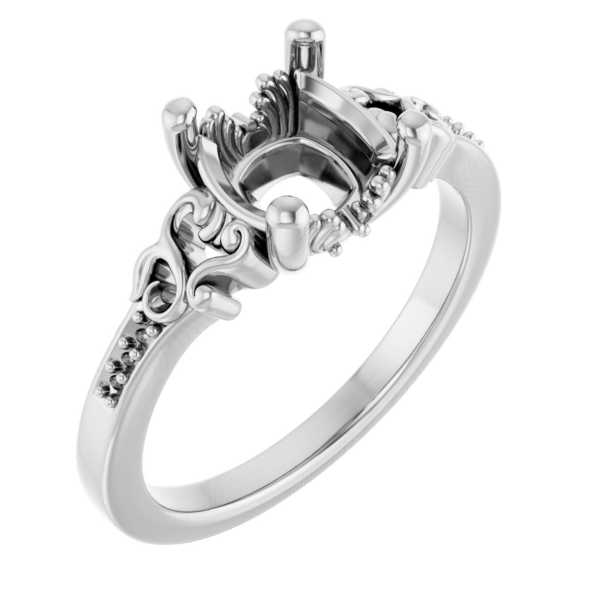 Accented Engagement Ring