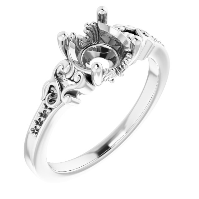 Accented Engagement Ring