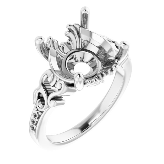 Accented Engagement Ring