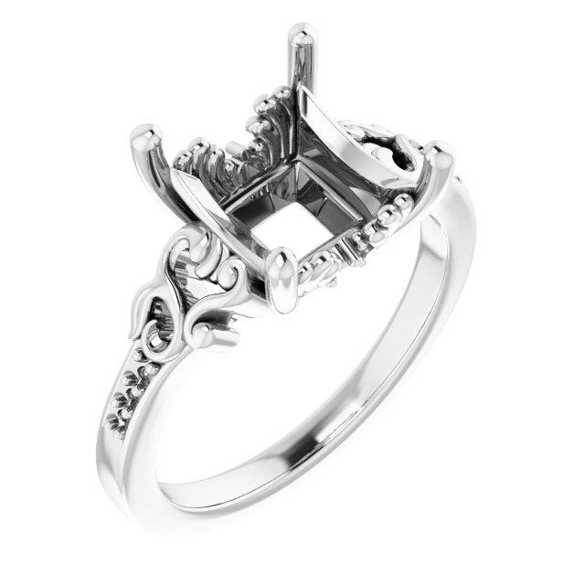 Accented Engagement Ring