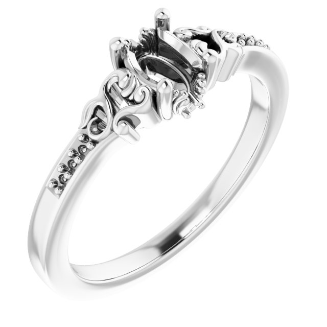 Accented Engagement Ring