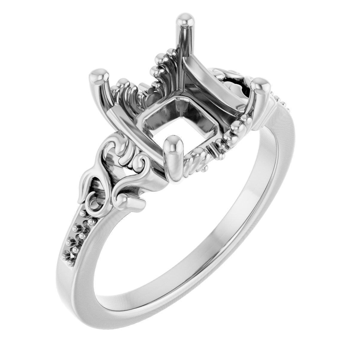 Accented Engagement Ring