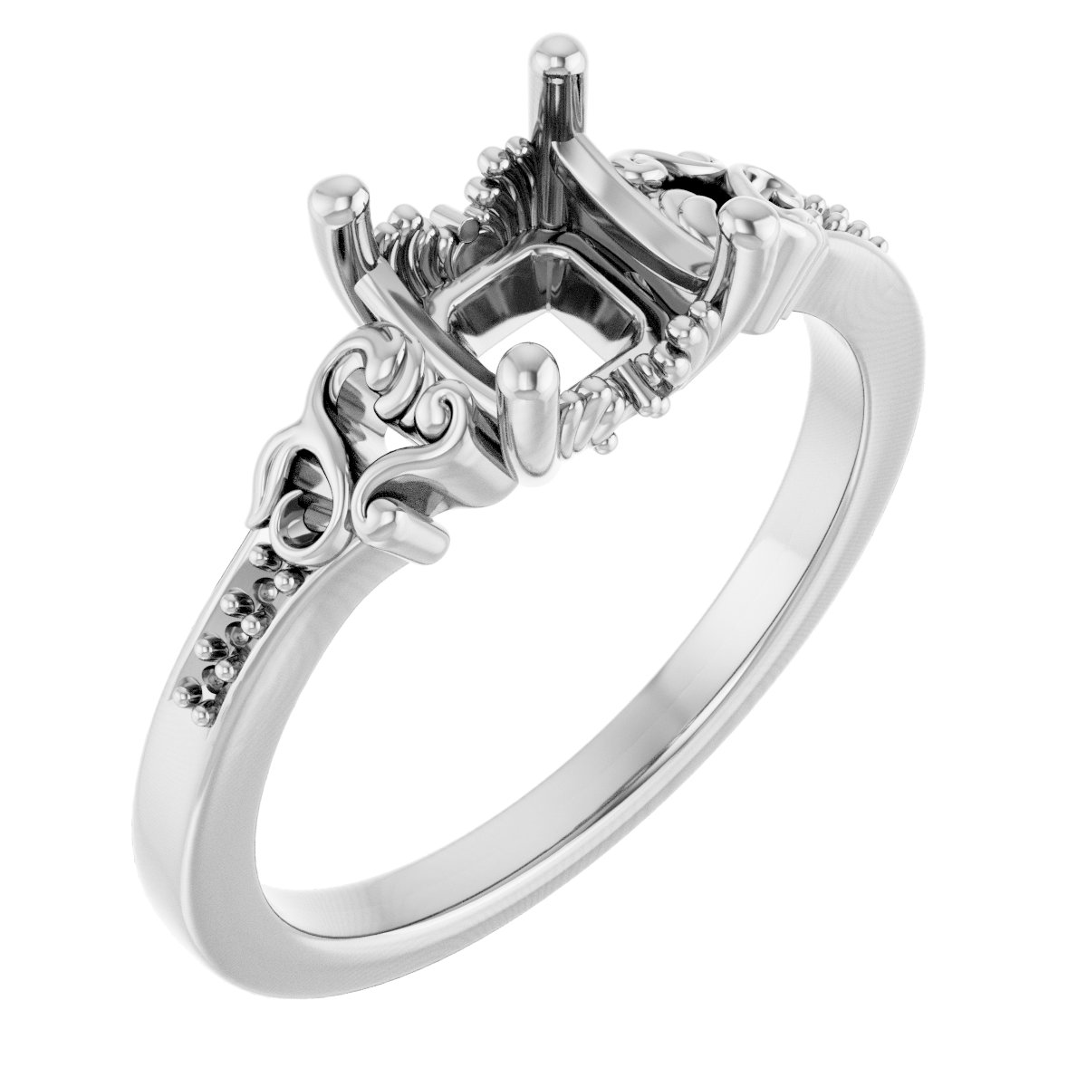 Accented Engagement Ring