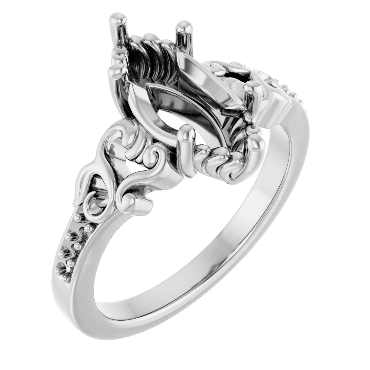 Accented Engagement Ring