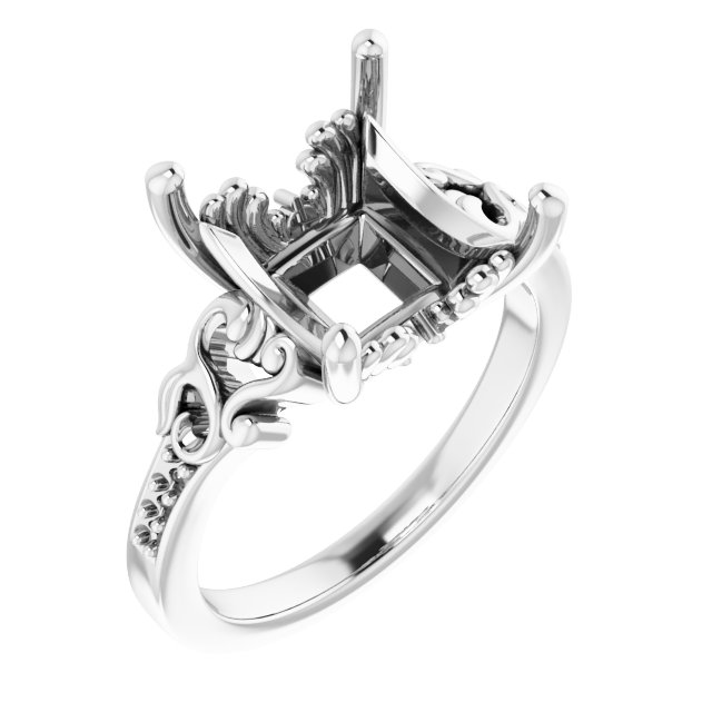 Accented Engagement Ring