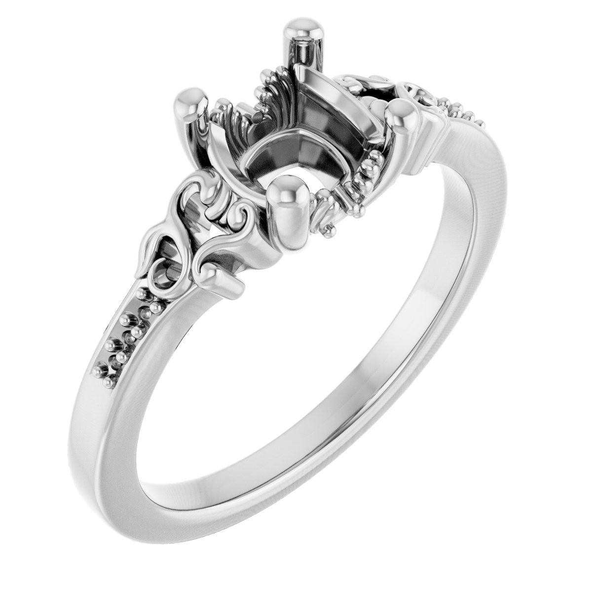 Accented Engagement Ring