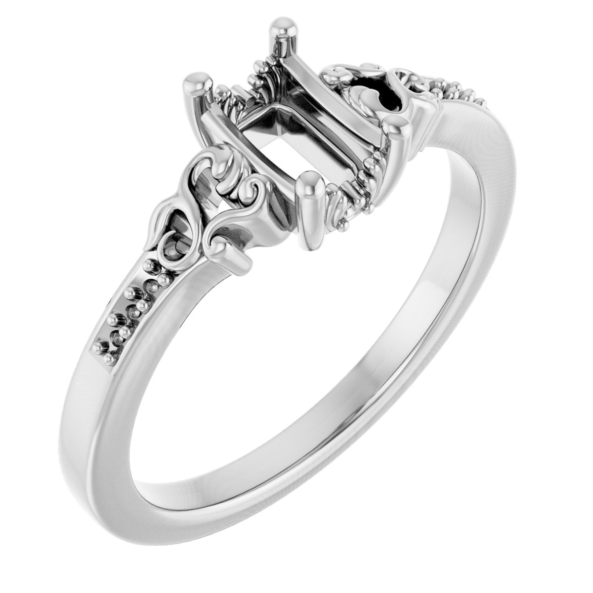 Accented Engagement Ring