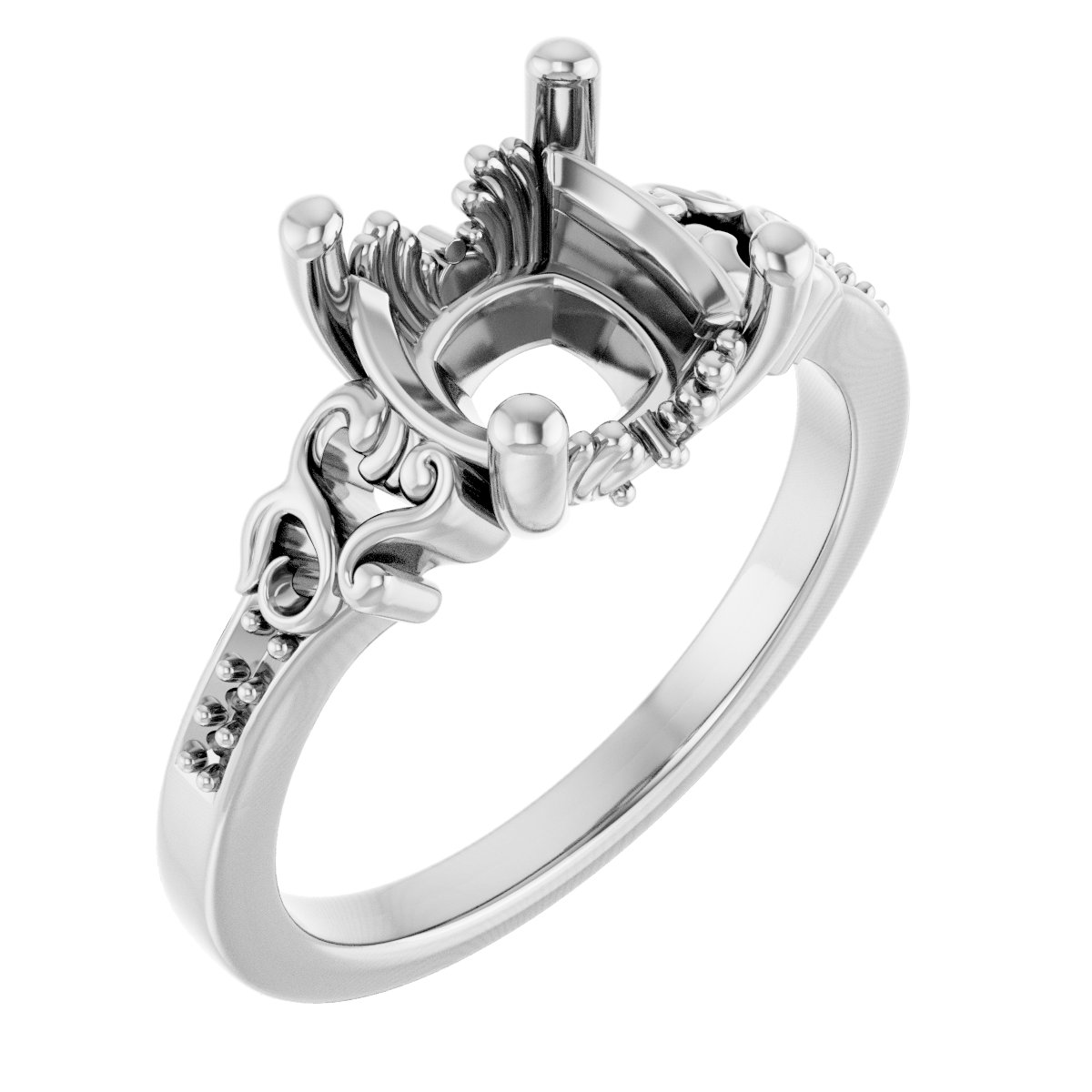 Accented Engagement Ring