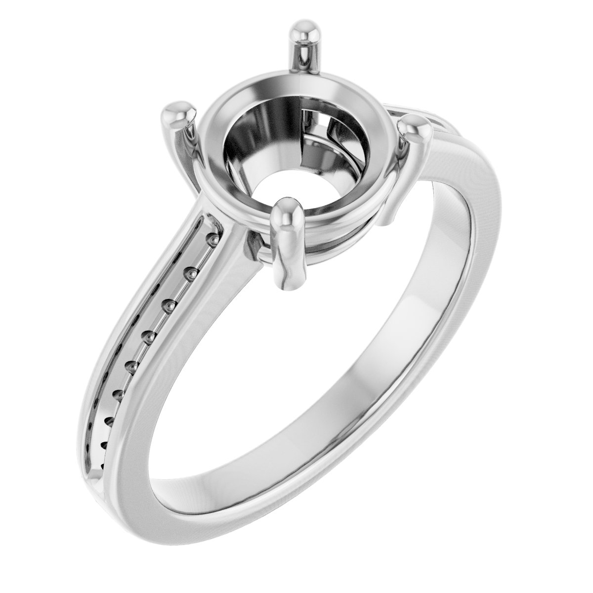 Accented Engagement Ring