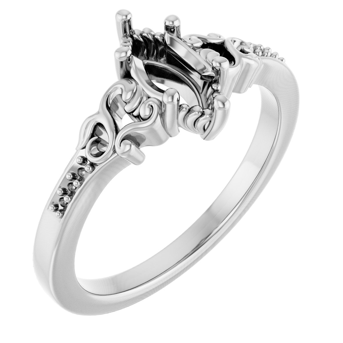 Accented Engagement Ring
