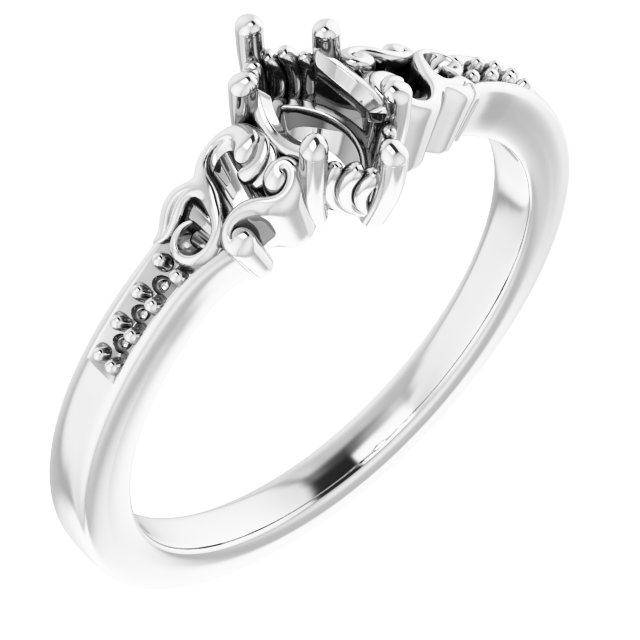 Accented Engagement Ring