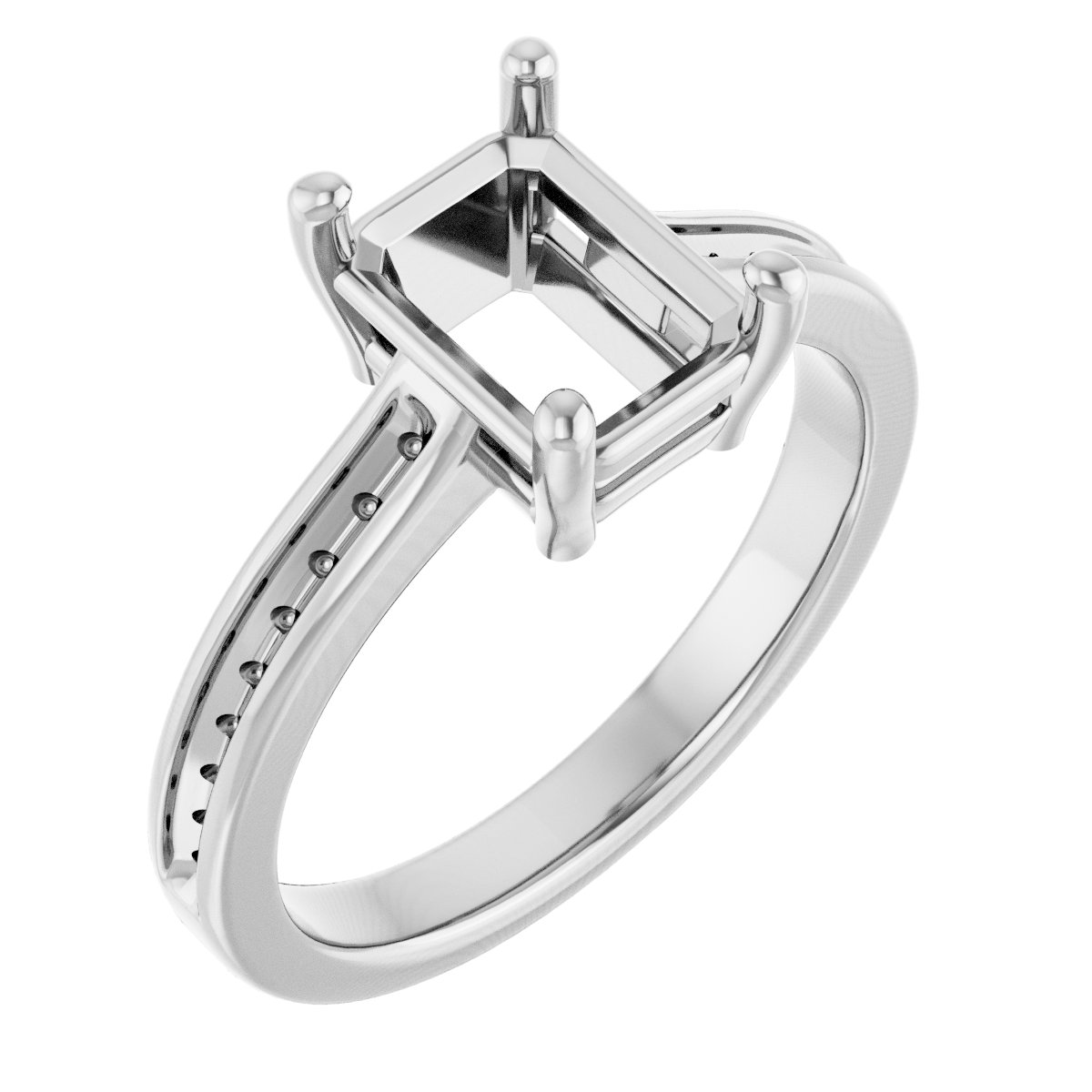 Accented Engagement Ring