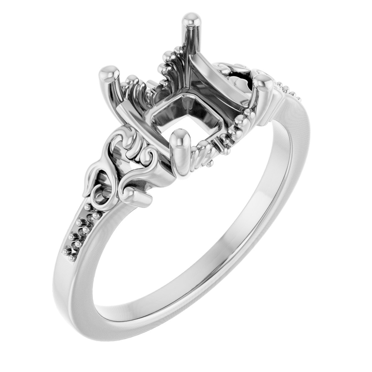 Accented Engagement Ring