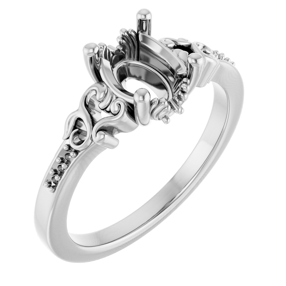 Accented Engagement Ring