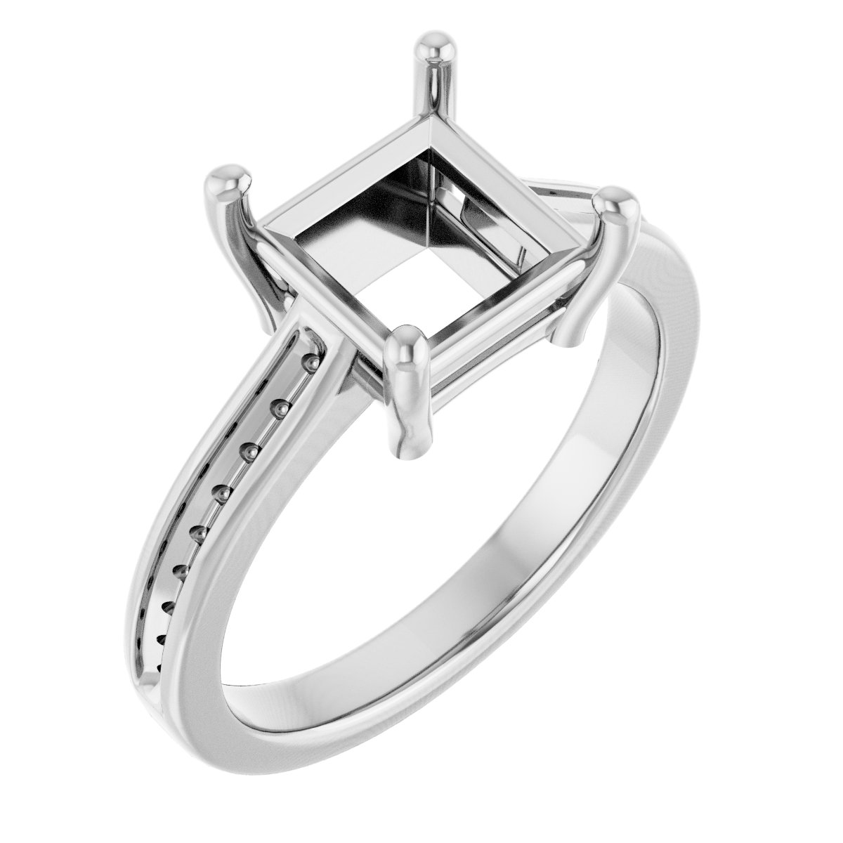 Accented Engagement Ring