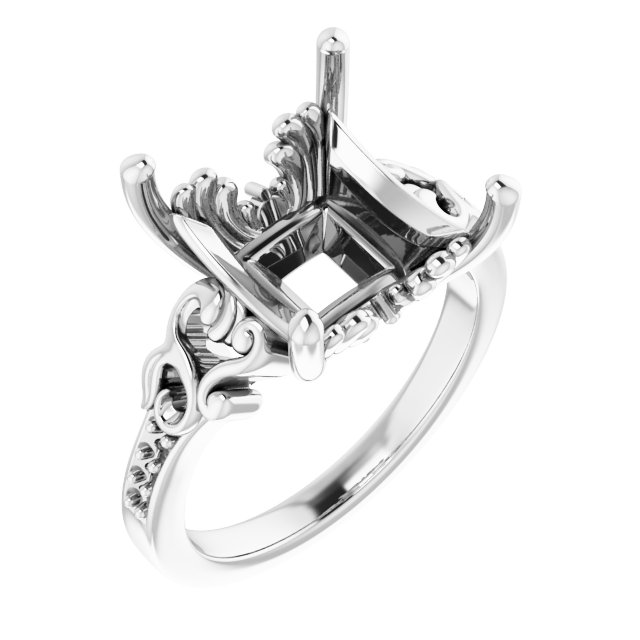 Accented Engagement Ring