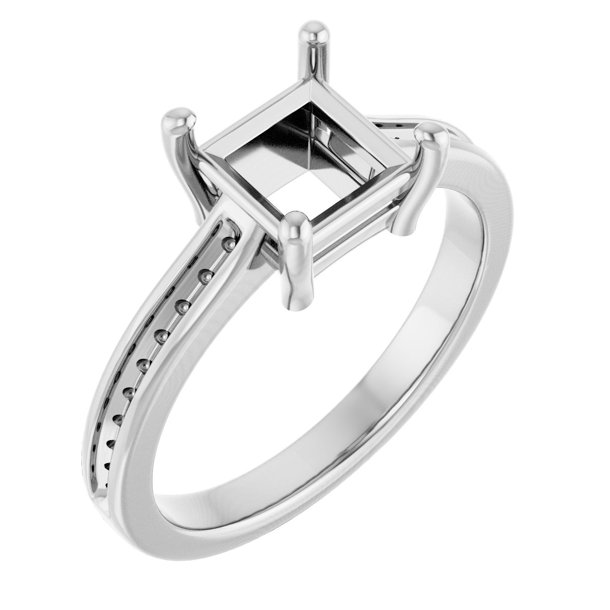 Accented Engagement Ring