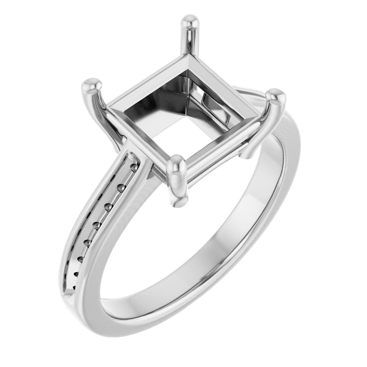 Accented Engagement Ring