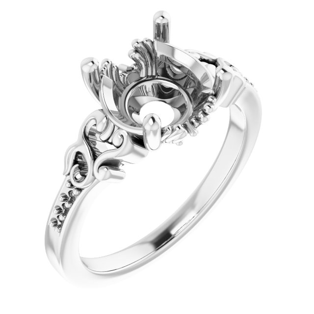 Accented Engagement Ring