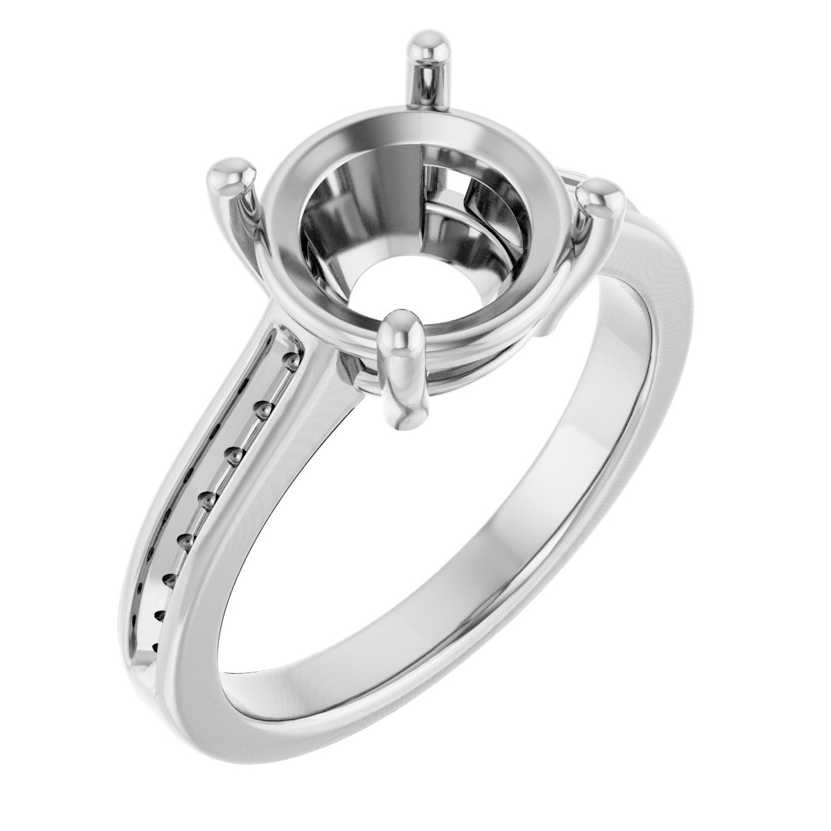 Accented Engagement Ring