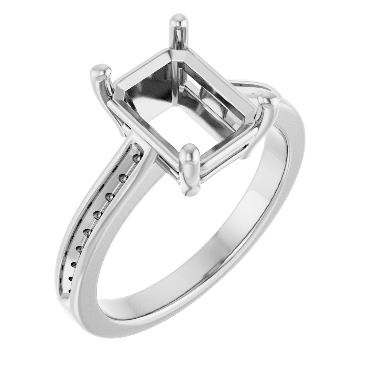 Accented Engagement Ring