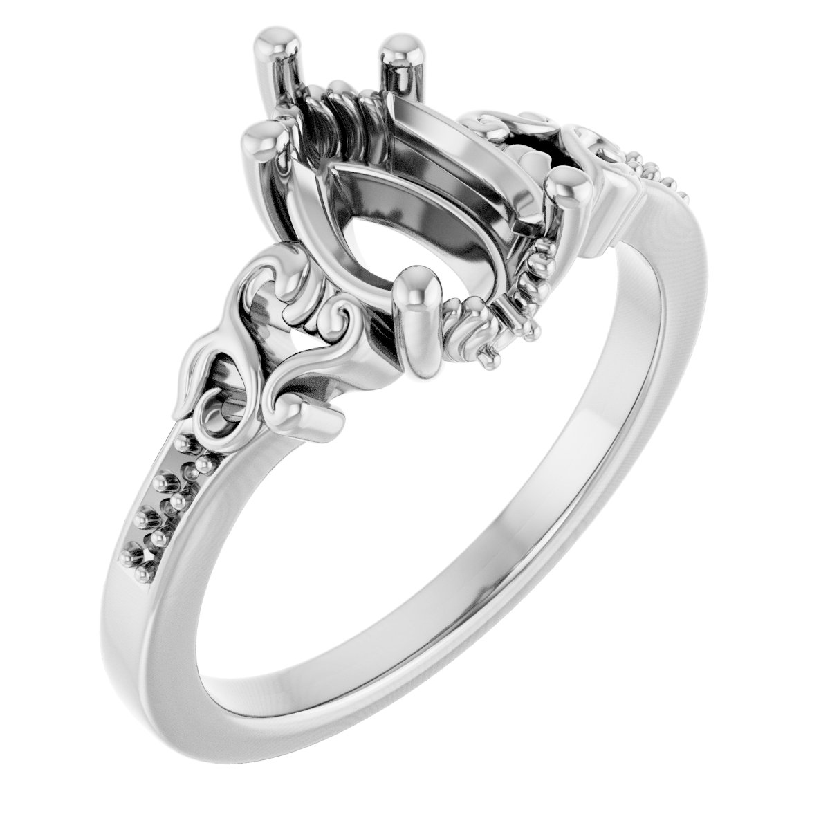 Accented Engagement Ring