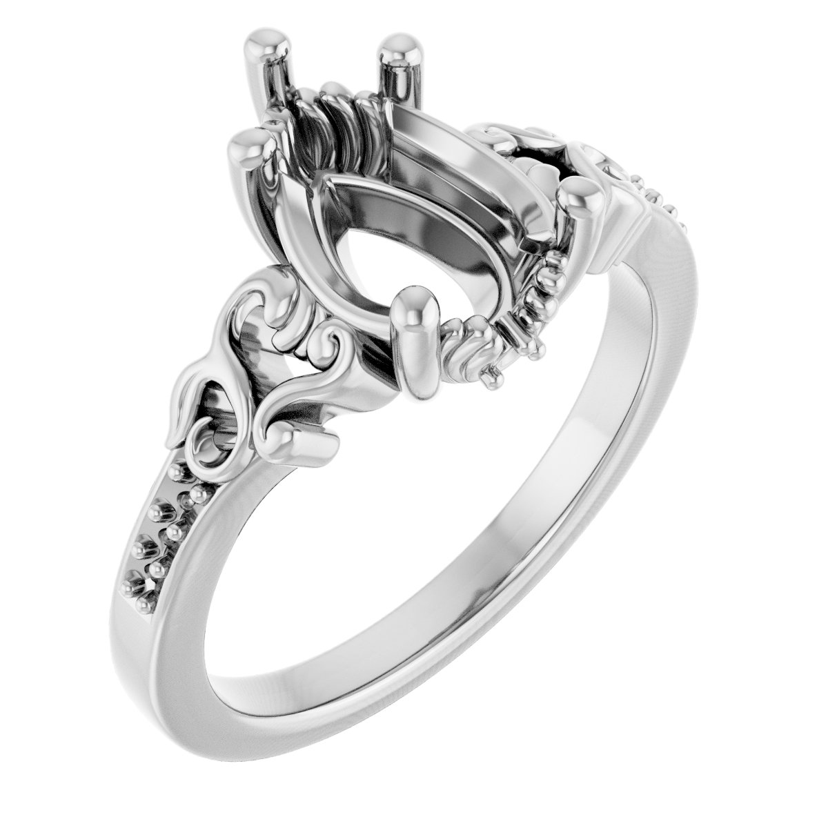 Accented Engagement Ring
