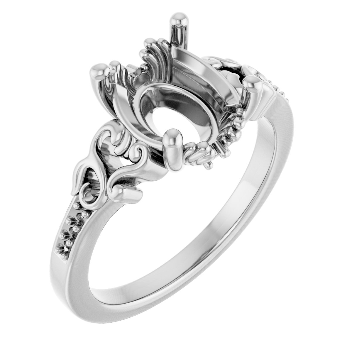 Accented Engagement Ring
