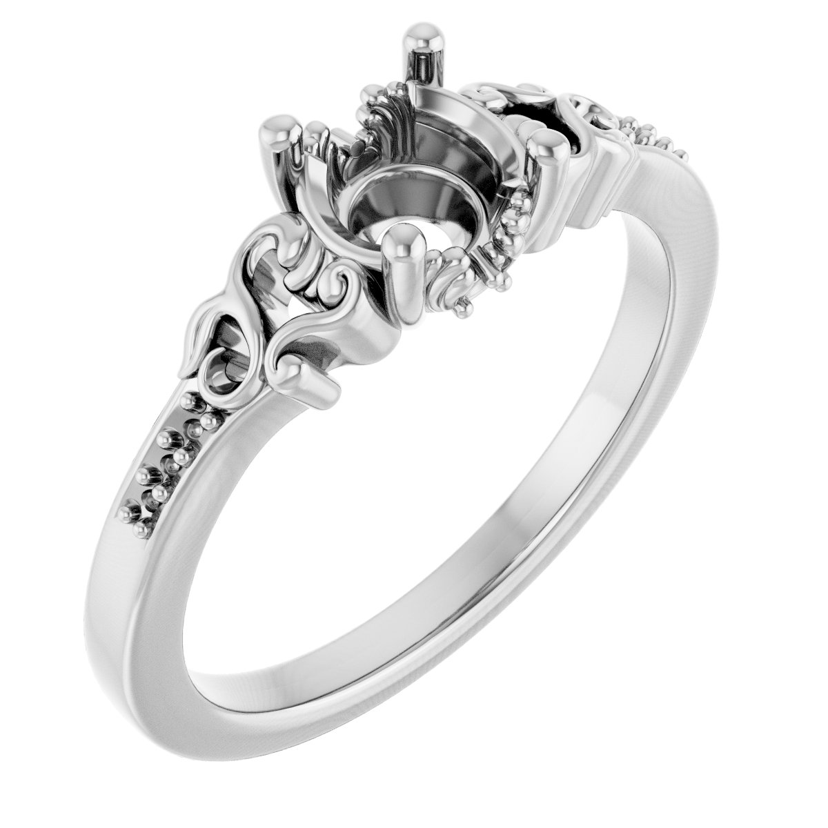 Accented Engagement Ring