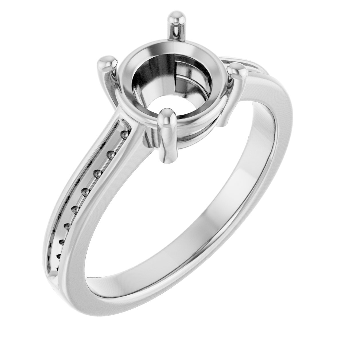Accented Engagement Ring