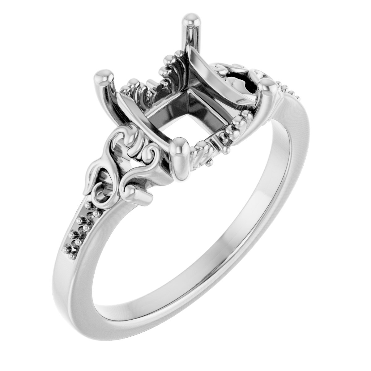 Accented Engagement Ring