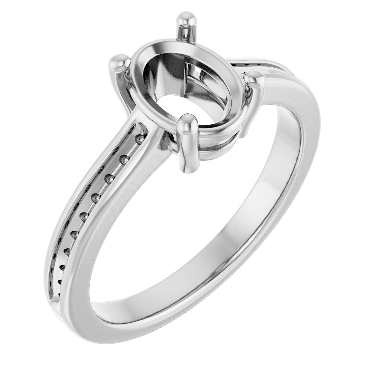 Accented Engagement Ring