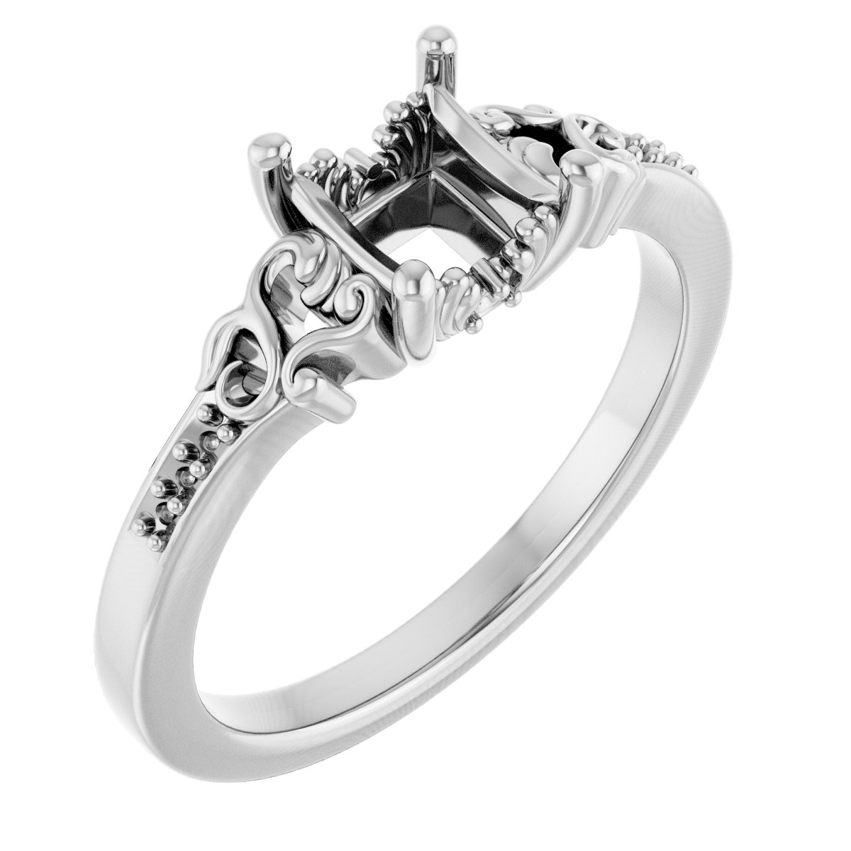 Accented Engagement Ring