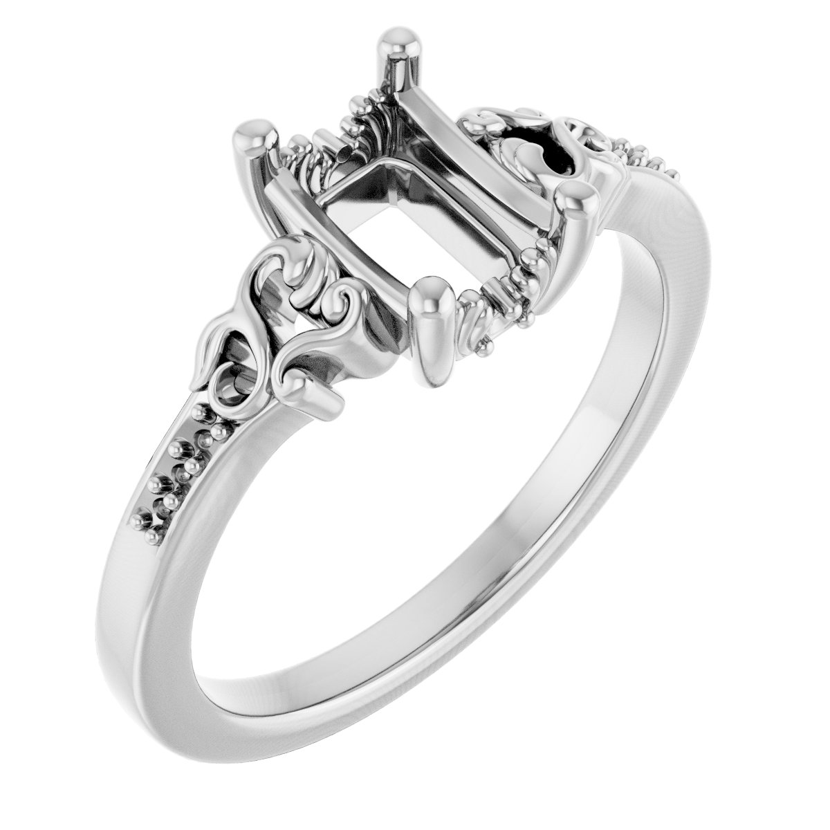 Accented Engagement Ring
