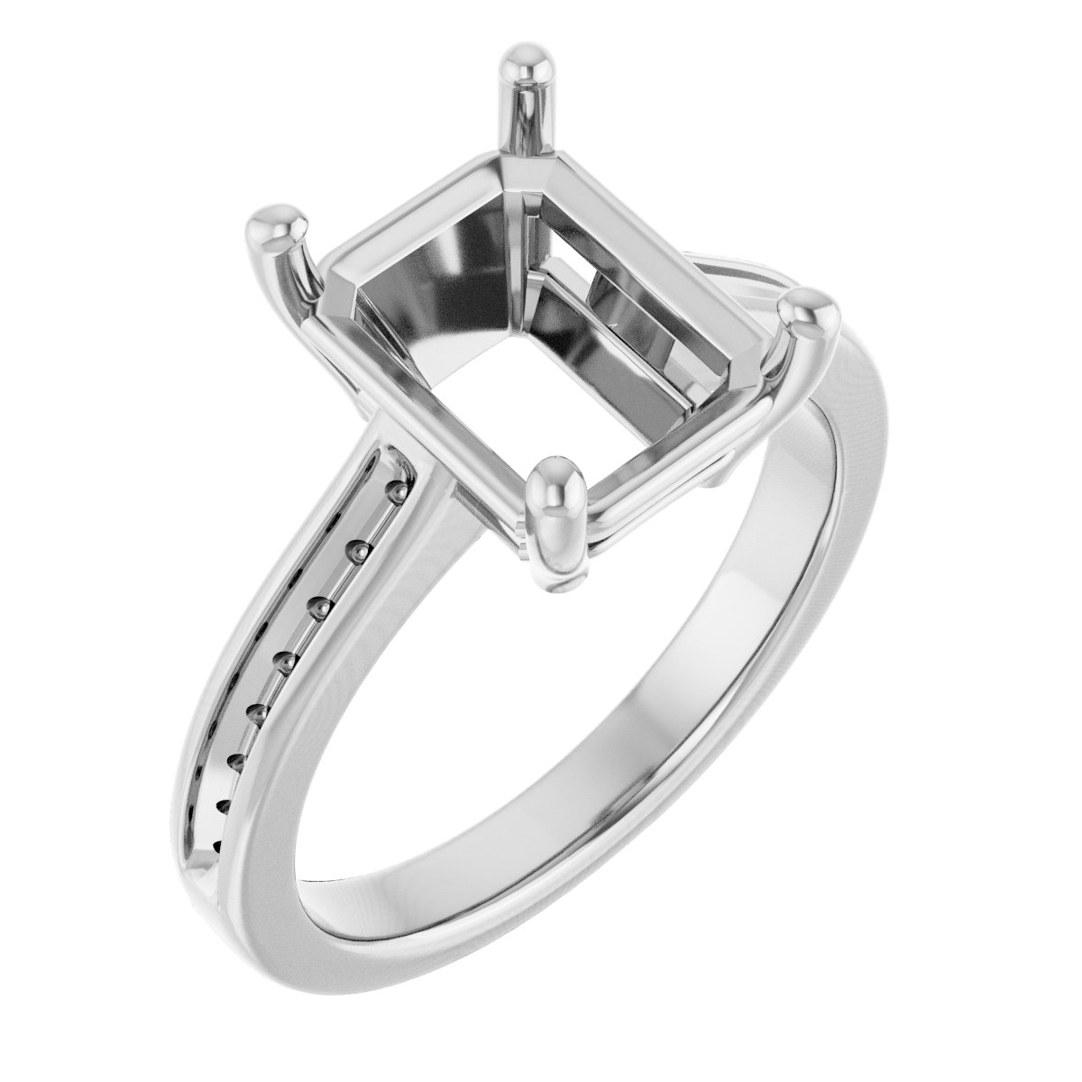 Accented Engagement Ring