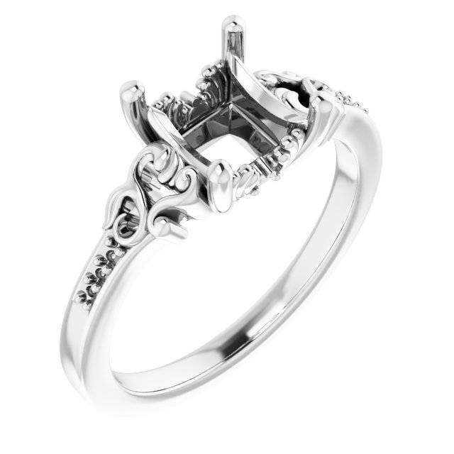 Accented Engagement Ring