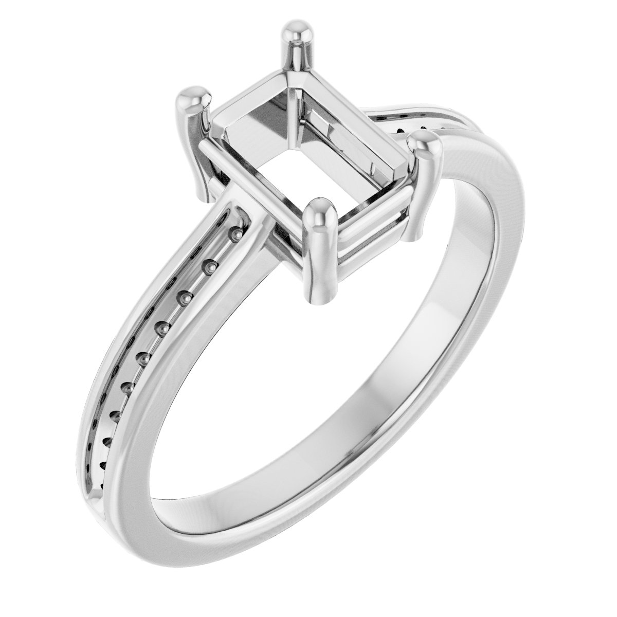 Accented Engagement Ring
