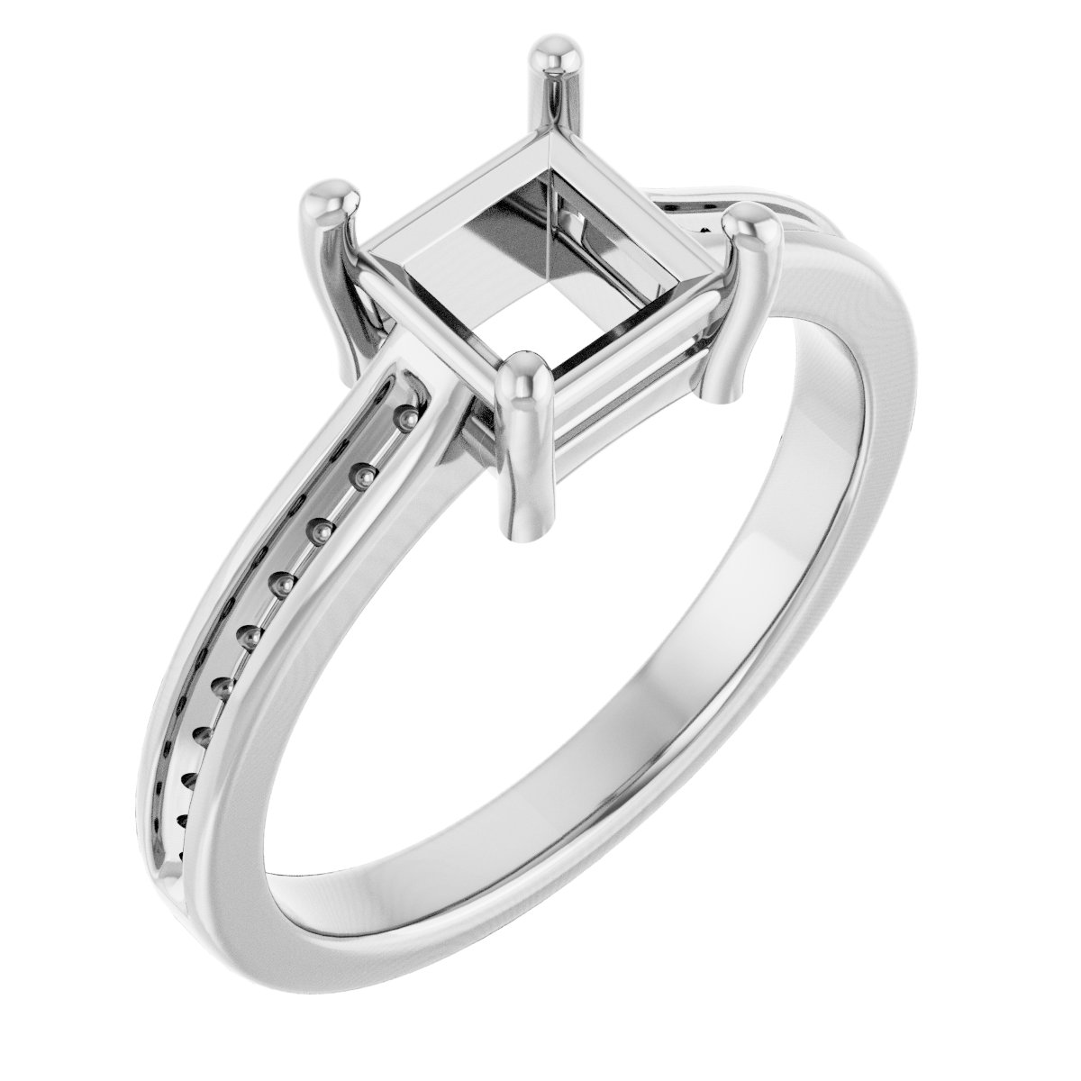 Accented Engagement Ring
