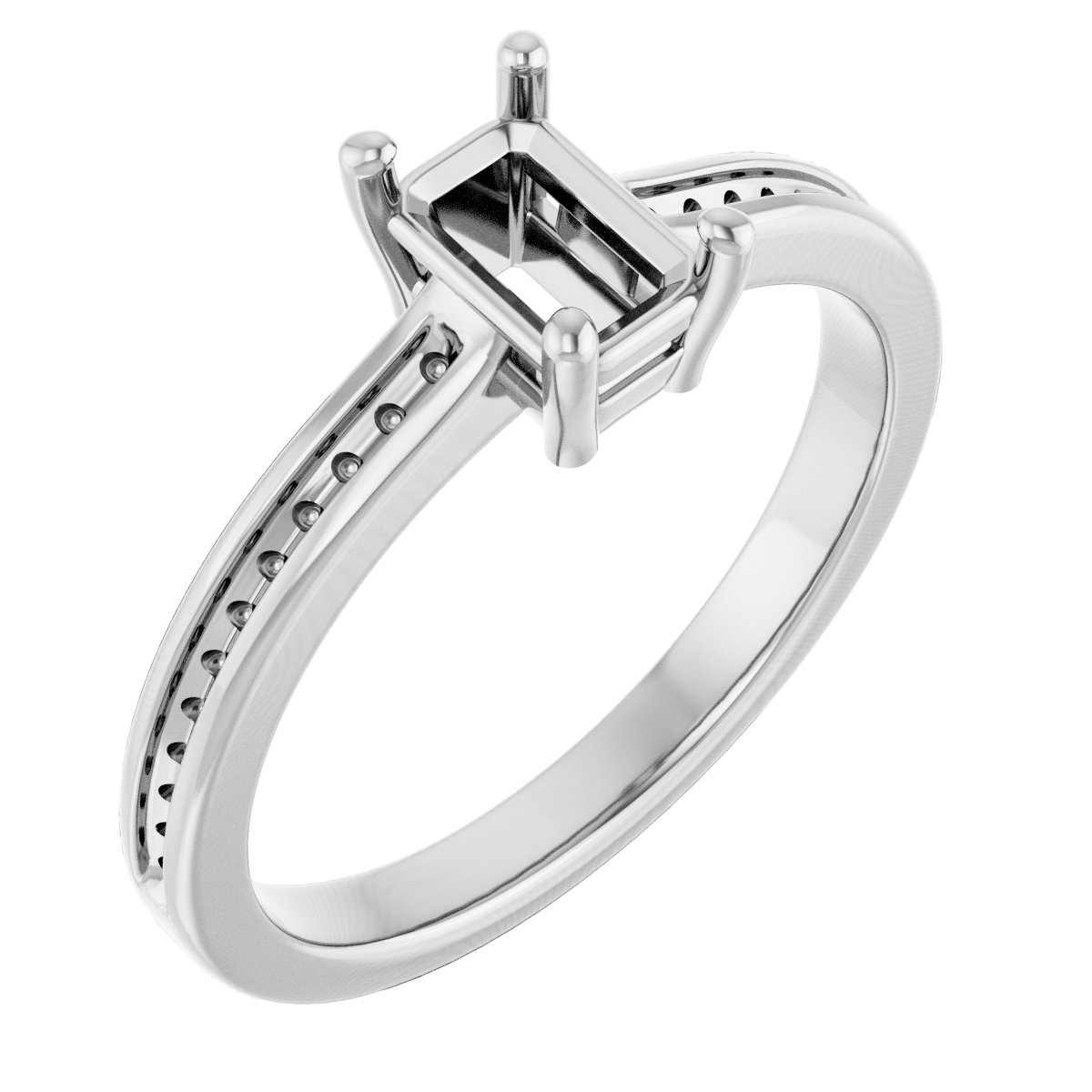Accented Engagement Ring