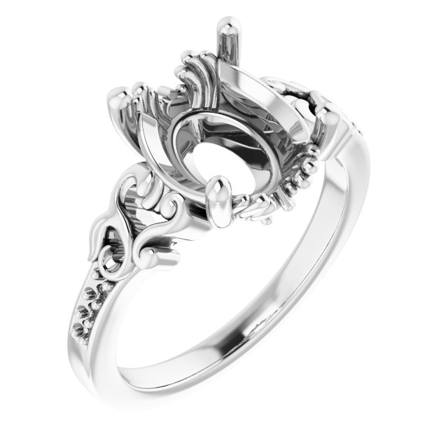 Accented Engagement Ring
