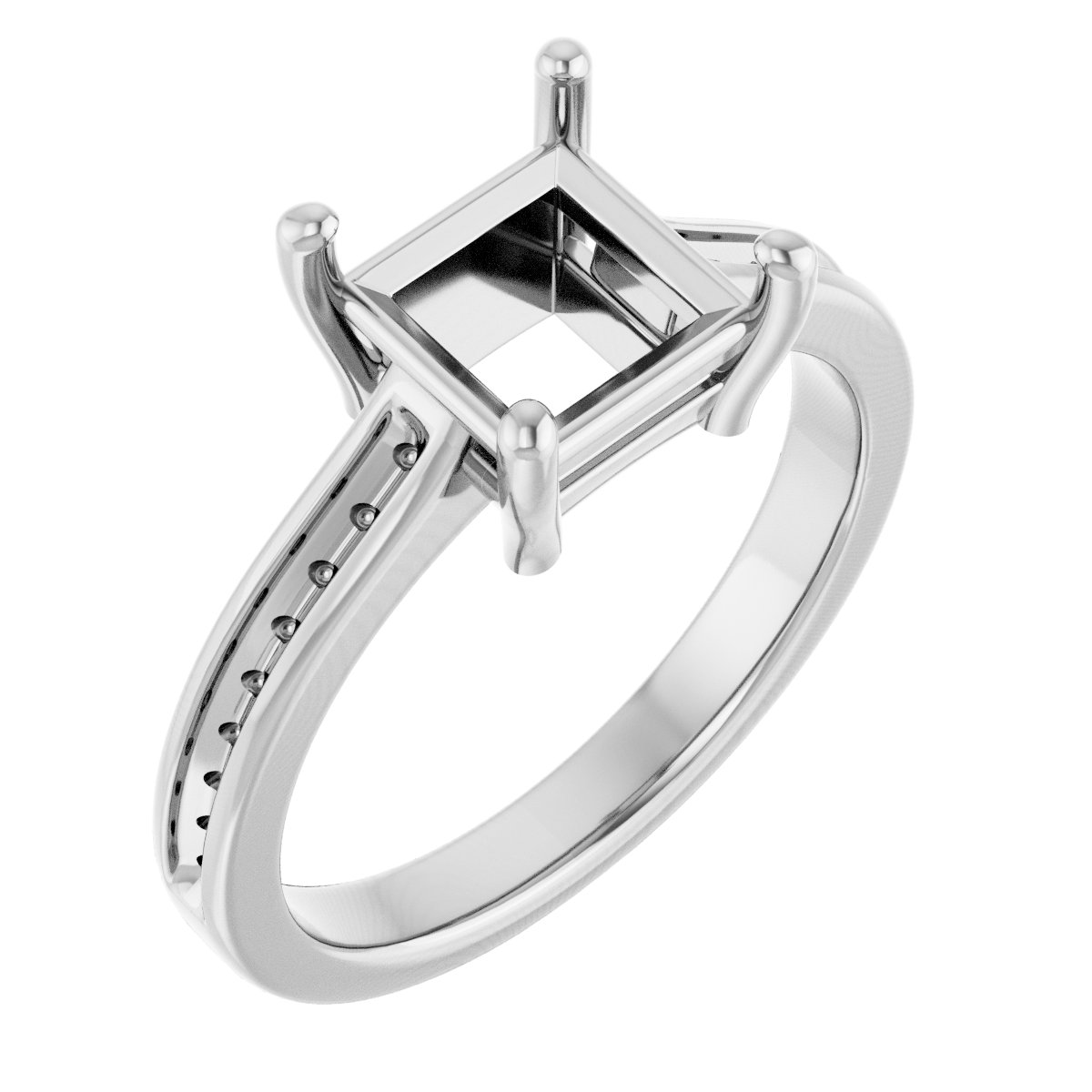 Accented Engagement Ring