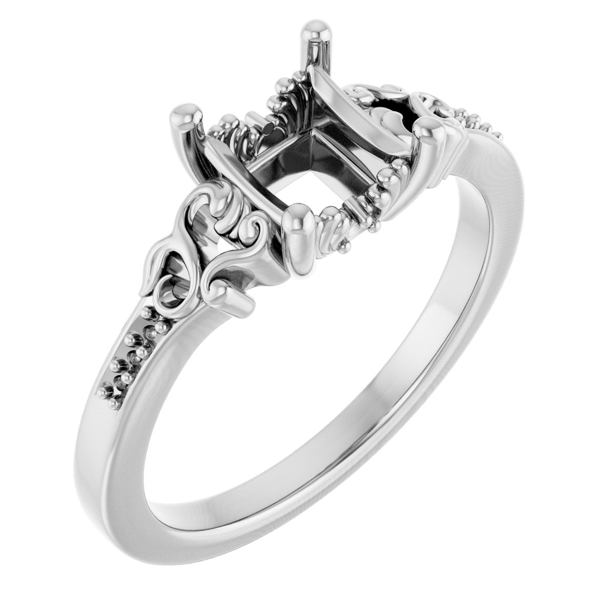 Accented Engagement Ring