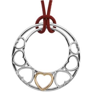 Sterling Silver and 14K Yellow Fashion Heart Pendant Ref. 2491924