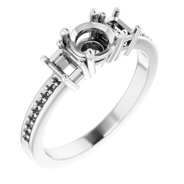 Three-Stone Engagement Ring