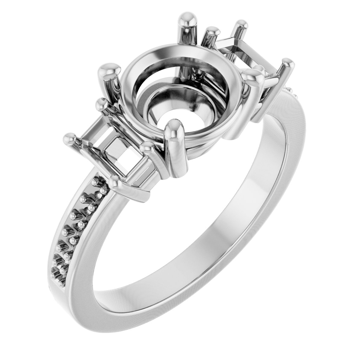 Three-Stone Engagement Ring
