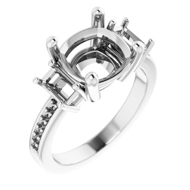 Three-Stone Engagement Ring