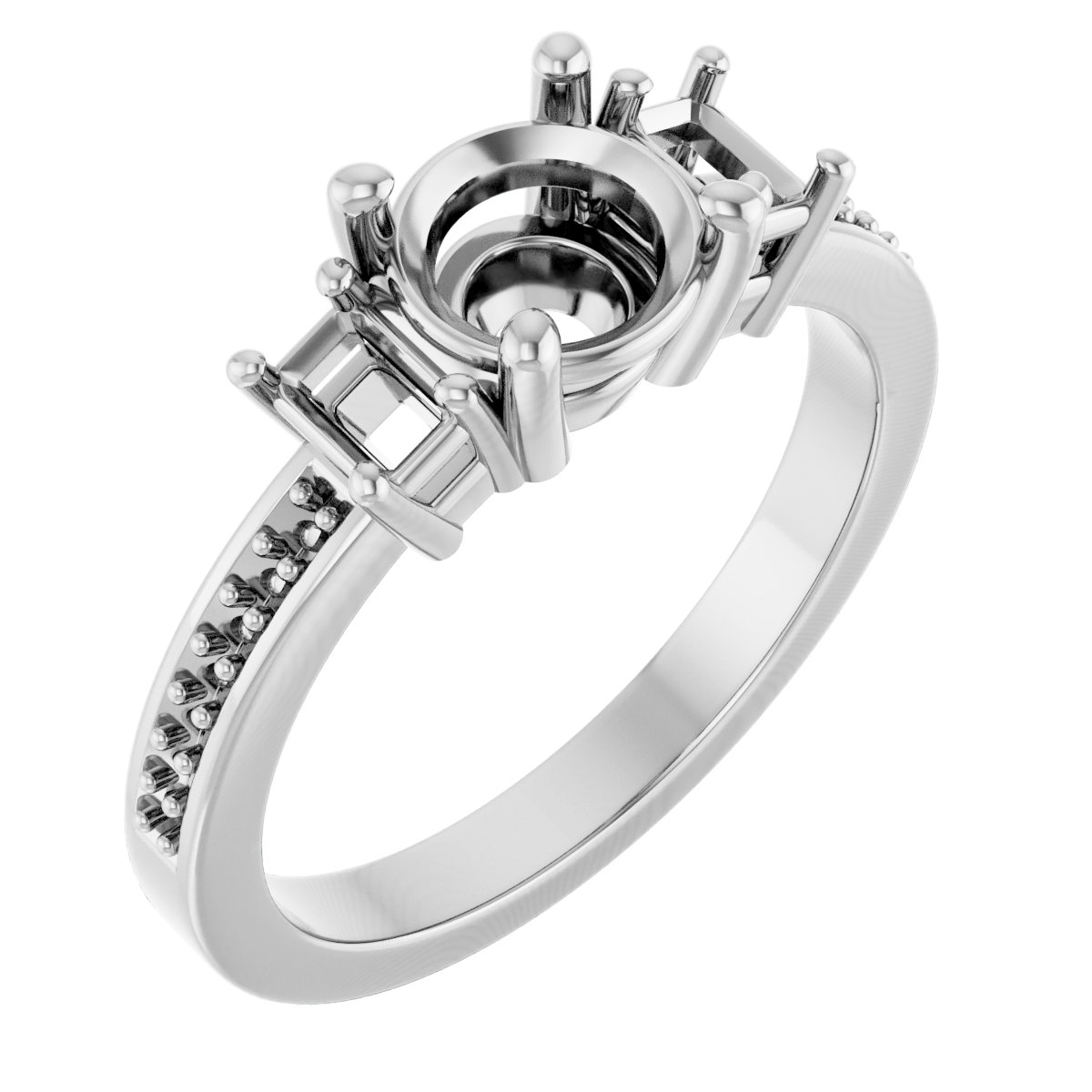 Three-Stone Engagement Ring