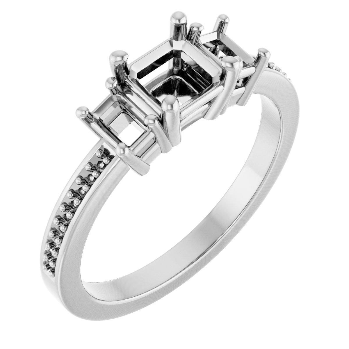Three-Stone Engagement Ring