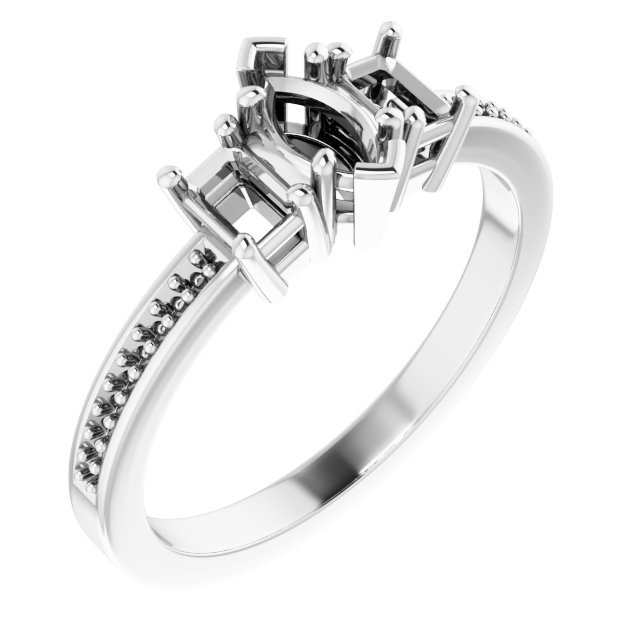 Three-Stone Engagement Ring